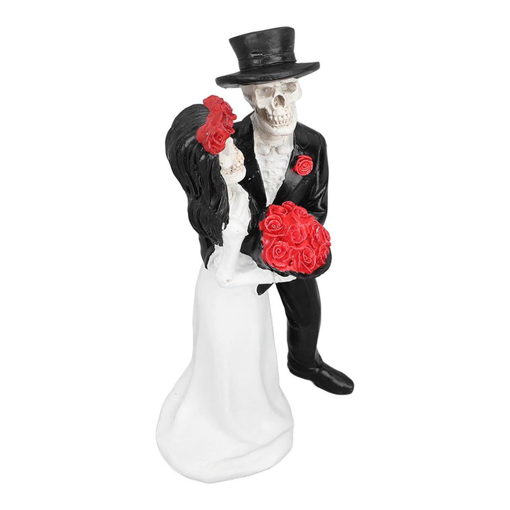 Skelett Hochzeitsfiguren Tag der Toten Tanzendes Skelettpaar Halloween Romantische Hochzeit