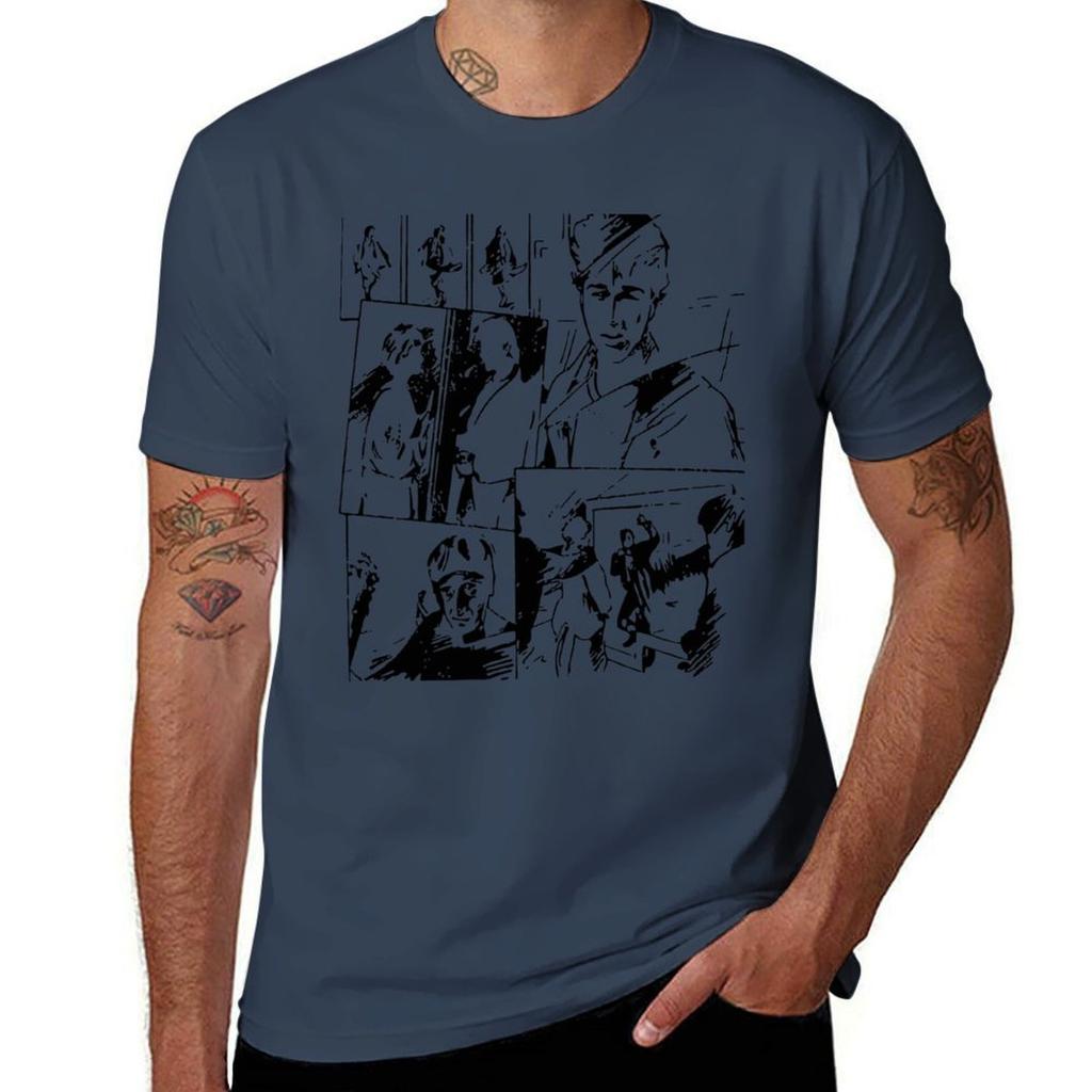 A-ha Classic 80s Music Video Take On Me Super Classic T-Shirt Herren Grafik-T-Shirts T-Shirt für Männer