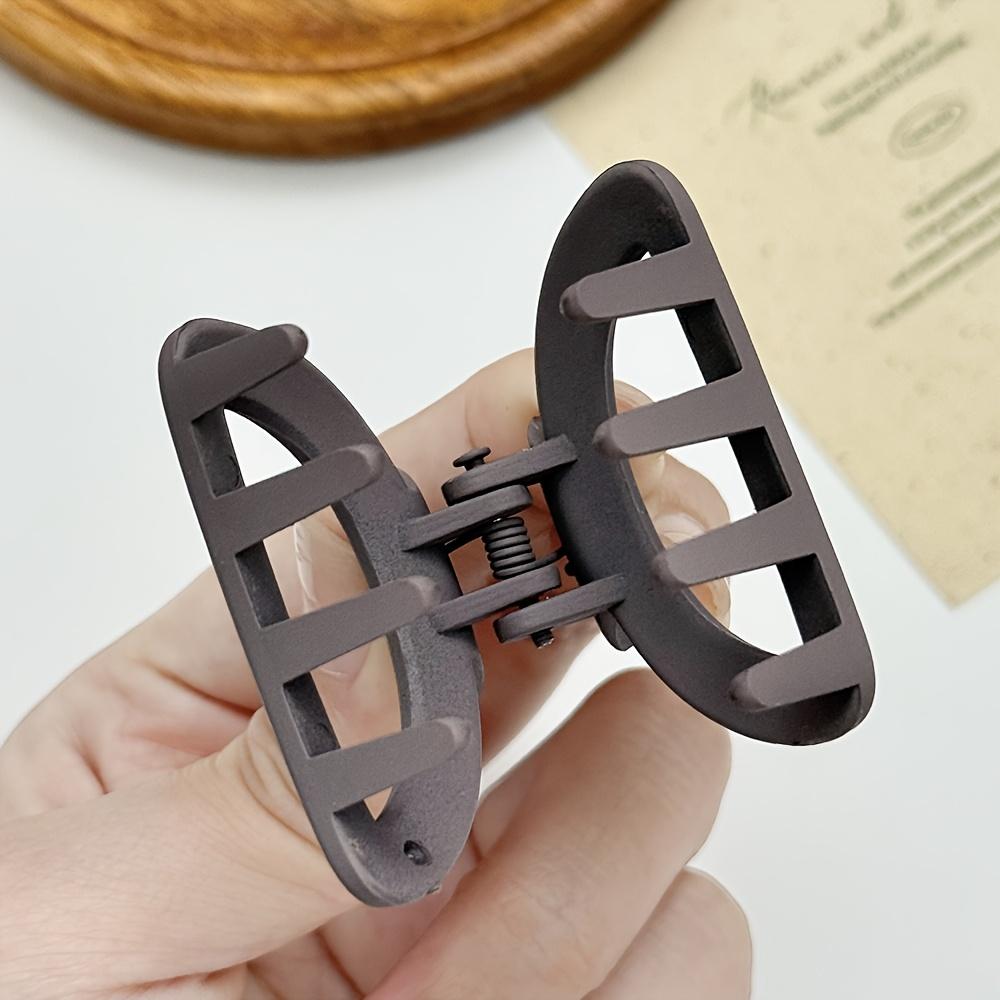 5pcs Small Hair Claw Clips Matte Rectangle Medium Claw Clips Thin Thick Hair Nonslip Hair Clips Hair Accessories for Women
