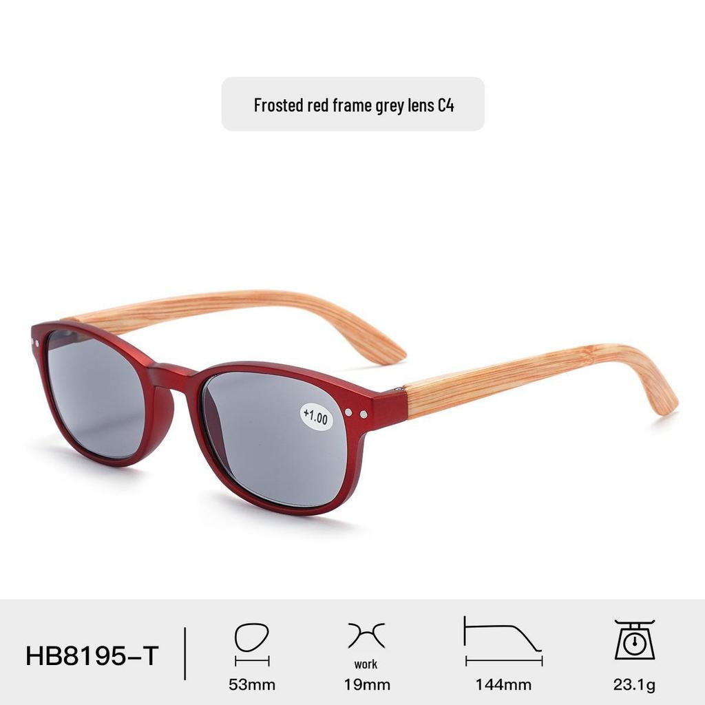 B8195-T Unisex Fashion Sunglasses & Reading Glasses with Anti-UV and Spring Hinge.