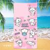 Extra Large Kids Quick Dry Bath Towel Cartoon Character Digital Print Double Sided Flannel Microfiber Beach Towel