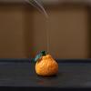 Ceramic Orange Thread Incense Tray Good Luck Ceramic Incense Stick Holder  Tea Room