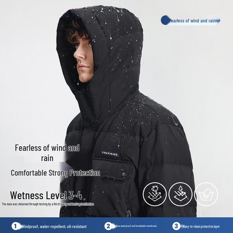 Navigare Men's Outdoor Waterproof Down Jacket