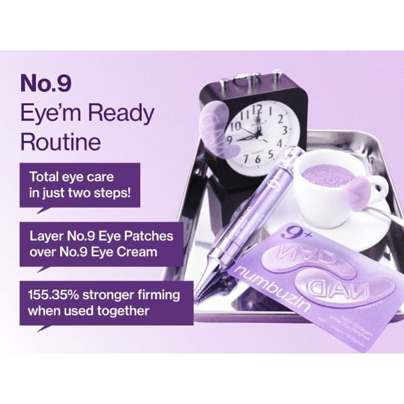 NUMBUZIN Nr. 9 NAD+ Retinol Volumetox Augencreme