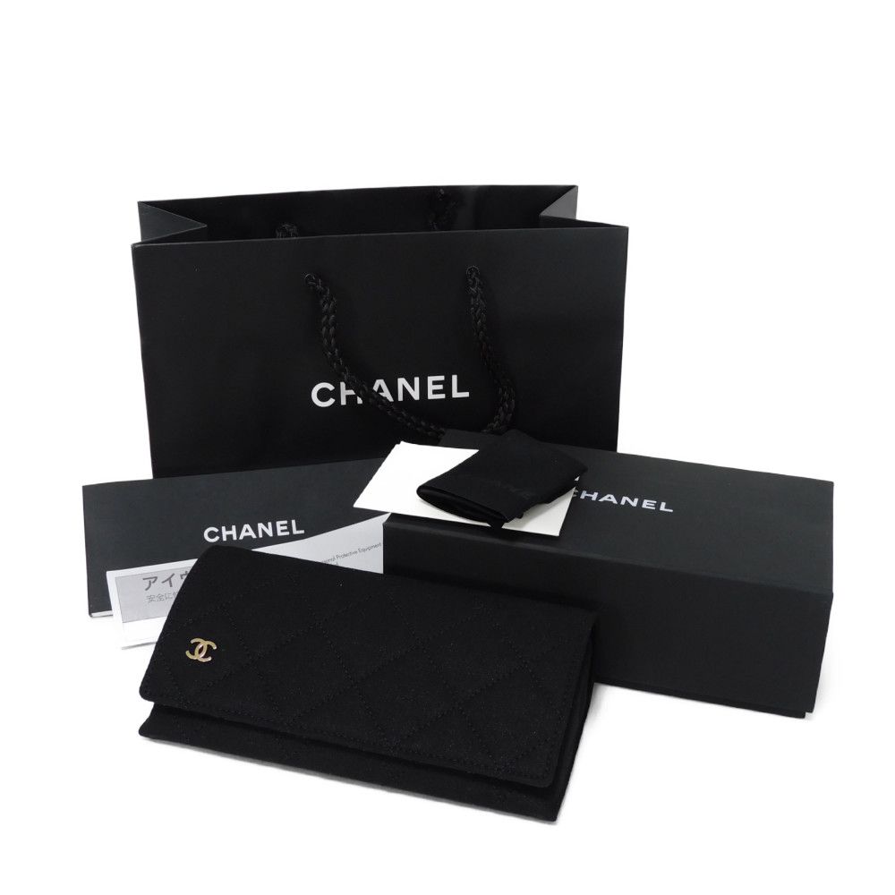 Used 10097 Square Shape Butterfly 5465-QA c.888/T8 7968 Polarized Patent Leather Chain COCO Mark Black Women's from