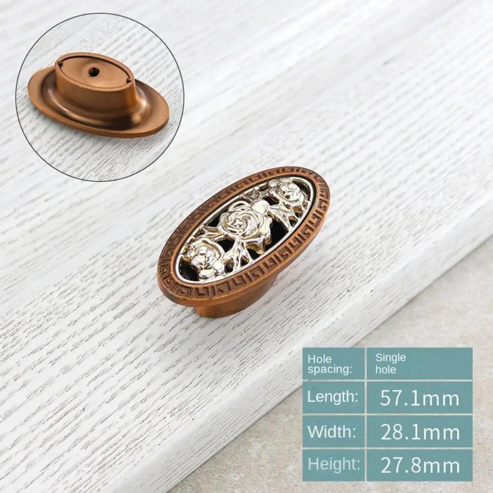 Кофе Антикварная Медная Ручка Ретро Цинковый Сплав Винтажная Ручка Двери Бронза Европейская Мода Ручка Шкафа Кухонный Шкаф