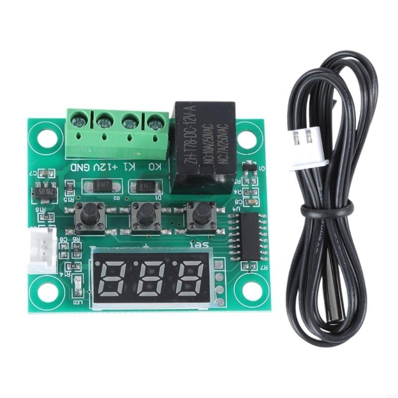 

-50-110°C 12V Digital Heat Cool Temp Thermostat Temperature Control Switch Board червоний