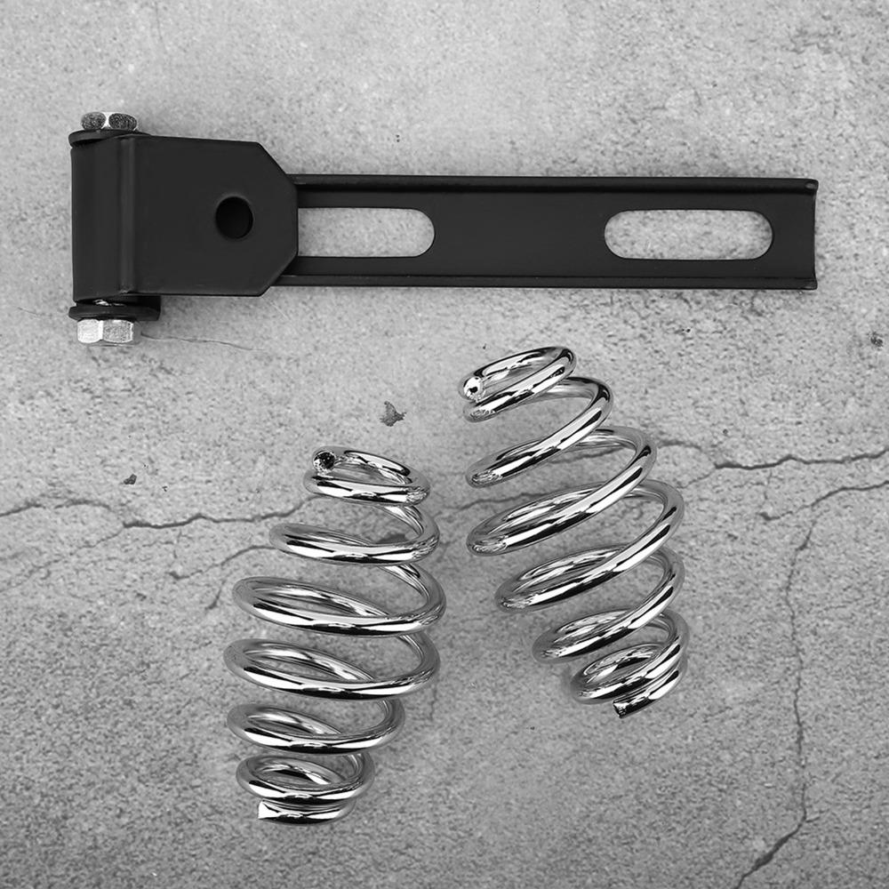 Support Bracket Coil Springs Mount Chrome Coil Motorcycle Solo Seat Kit  For Custom Motorcycle