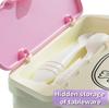 1000ml Kids Bento Lunch Box with 4 Compartments Cute Food Storage Container Suitable for Microwave And Fridge