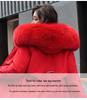 Winter 2025 Women's Slimming Parka: Fashionable Versatile Plus Velvet One-Piece Coat with Thick Faux Fur