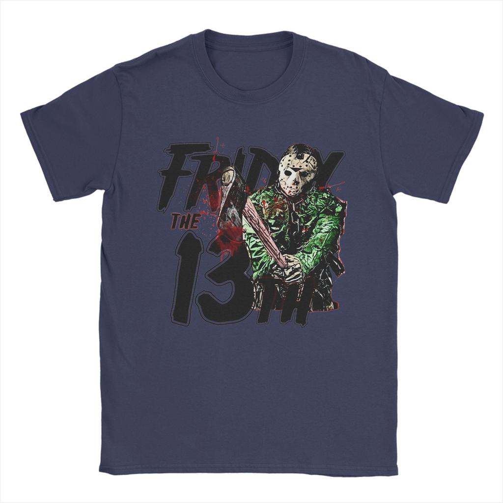 Friday 13th Jason Voorhees Horror Movies T Shirts for Men Women Pure Cotton T-Shirt Round Neck Jason Voorhees  Clothes Gift Idea