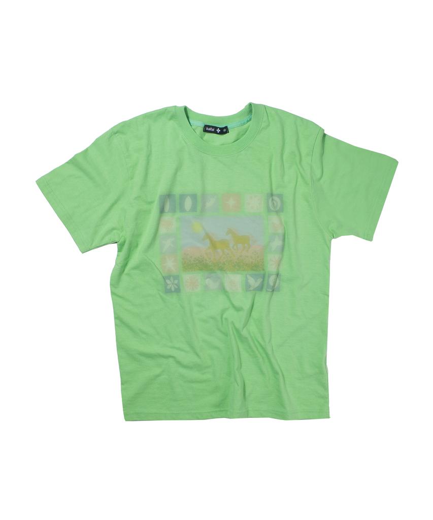 KAIFAI Pio Short Sleeve T-Shirt (Light Green) K26Qb236