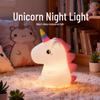 Unicorn Silicone Night Light: Seven-Color Bedside Atmosphere Lamp