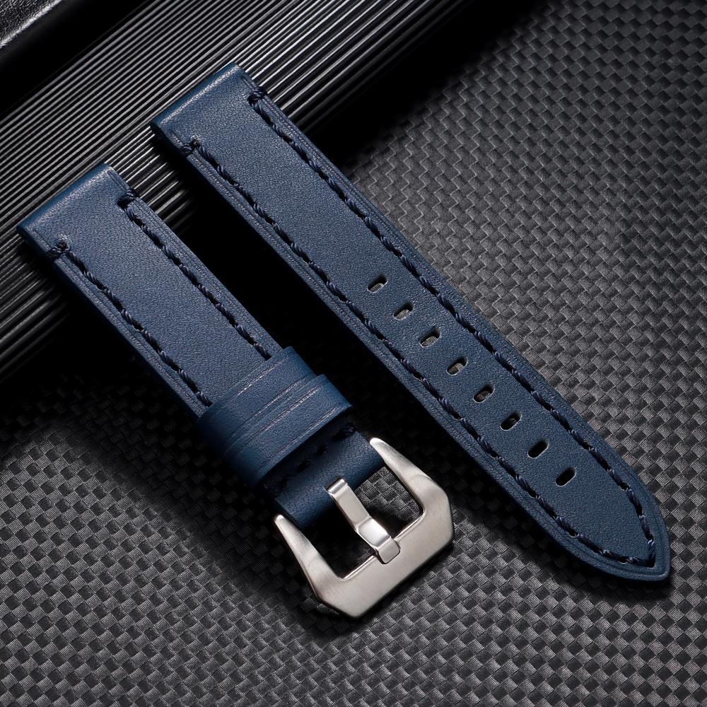 Echtes Leder Uhrenarmband 18mm 20mm 22mm 24mm 26mm für Panerai für Omega Rindslederarmband Vintage Braun Herren Damen Uhrenarmband