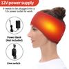 Winter Full-Wrap Heated Headband 3 Heat Settings Head Warmth/Migraine Relief Stress Relief Better Sleep Adjustable Tightness