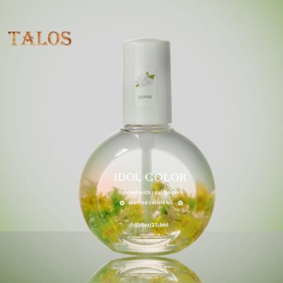 Nail Oil with Dried Flower Extracts Nourishing Moisturizing Treatment for Stronger Nails Floral Fragrance Gel Polish Nail Care Oil for Manicure