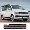 4 ks Autolepky Pro Volkswagen VW Transporter T5 T6 California Boční Zadní Dveře Linka Obytný Vůz Grafika Vinylová Nálepka Příslušenství