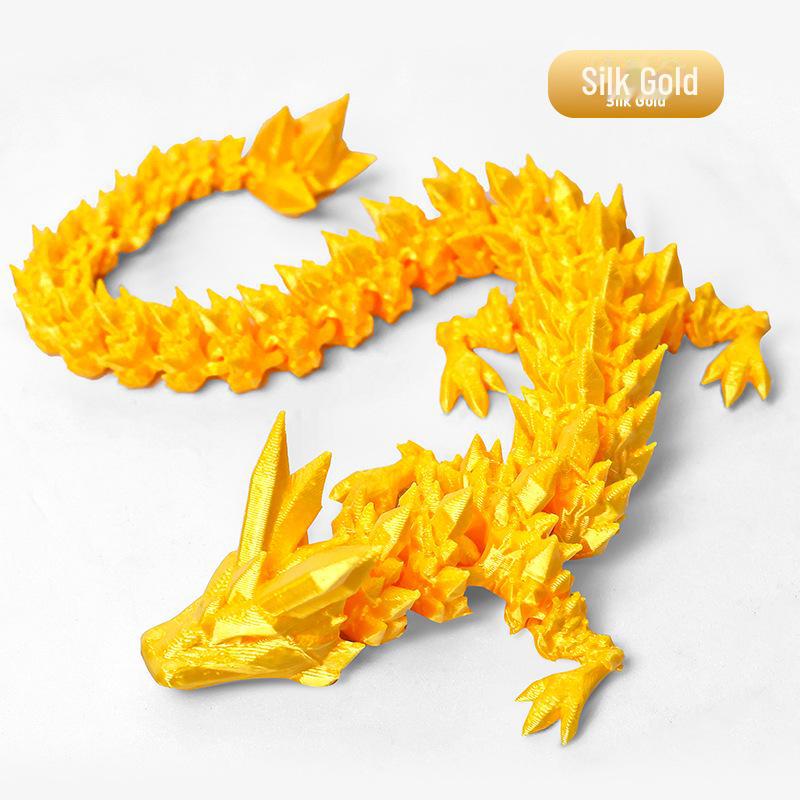 

Напечатанный на 3D-принтере хрустальный дракон с сочлененными крыльями и драгоценным камнем, дракон 22 см с яйцом дракона 8,5 см (Пятнадцать эксклюзивных ссылок) 22cm [In Stock]