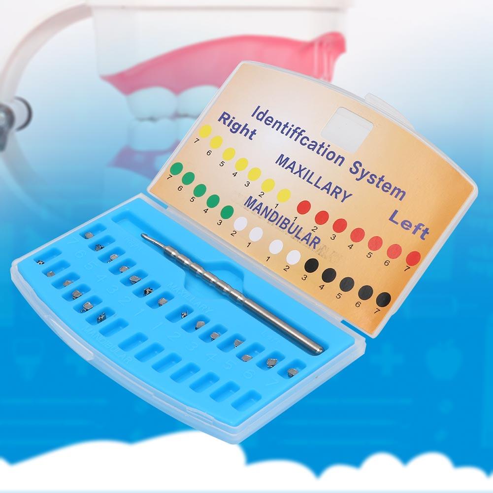 21 Pcs Dental Orthodontic Active Self Ligating Brackets Roth 0.022  Hook 3 4 5