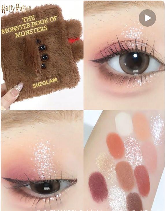 SHEGLAM 12 Color Eyeshadow Palette, The Wizarding Book of Monsters
