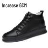 Men's Trendy 10cm Height-Increasing White Casual Shoes - Invisible Lift Sports Board Sneakers