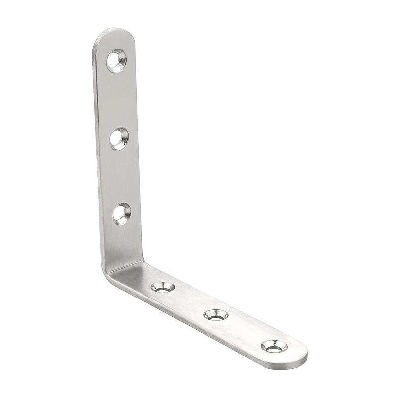 Stainless Steel 90° L-Shaped Right Angle Corner Bracket Connector