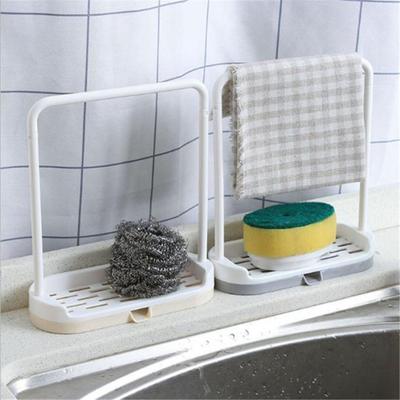2-in-1 Badezimmer-Küchenutensilien-Handtuch-Aufbewahrungsregal, Box, Schwamm, Seife, Lappenhalter
