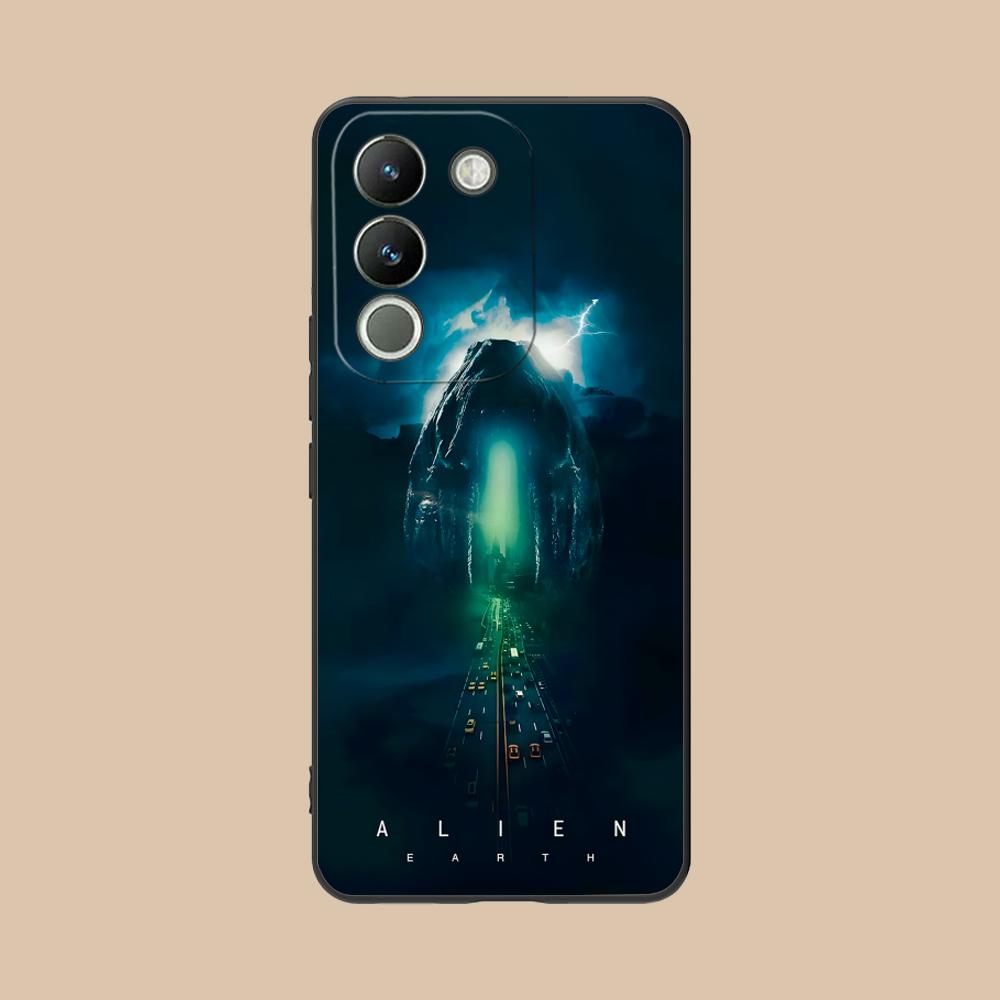 Alien Earth Mobile Cell Phone Case for VIVO Y77 76 75 74 73 72 58 56 55 51 50 38 36 Y19 Y18 Y03 Y01 5G Colorful Printing Cover