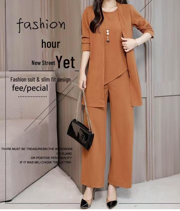 

Комплект из трех предметов большого размера 2021 года, однотонный: Повседневная модная одежда для женщин, утягивающая и прикрывающая живот XL