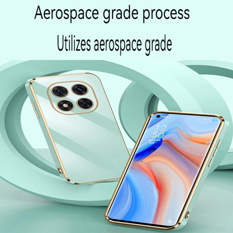 Lanyard Glossy Plated Phone Case For Xiaomi Redmi Note 14 14Pro 13 12 11S 10 14C 13C POCO X7 X6 Pro M5S Silicone Protector Cover