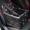 Borsa Portacani da Auto Impermeabile Cesta Amaca Pieghevole Borsa Trasportino per Animali Domestici Gatti Cani Piccoli Sicurezza Viaggio Borsa a Rete