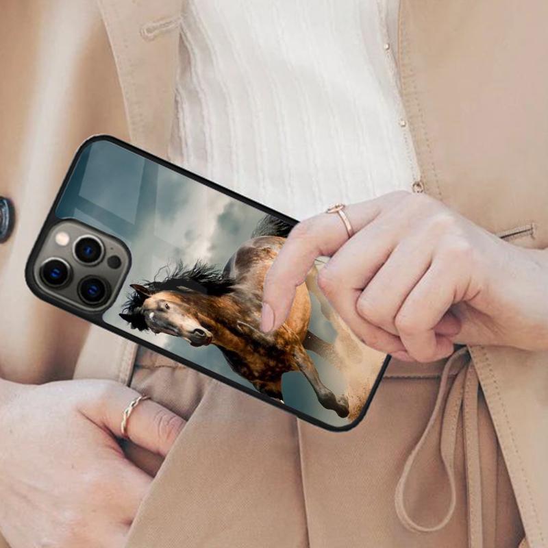 Horse Stallion Riding Colt Magnetic Phone Case For APPLE iPhone 17 Air 16 14 13 12 Pro Max 15 Plus Wireless Charge MagSafe Cover