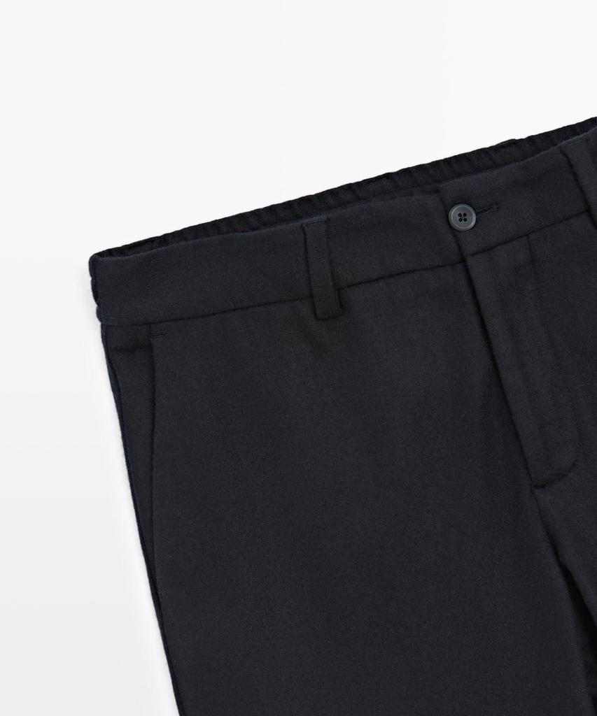 Masimodutti Wool Blend Trousers