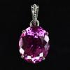 A+ Quality Pink Tourmaline Natural Pendant 925 Sterling Silver 28 Ct CERTIFIED AI-09-NS