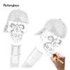 Blue Hat Resin White Skull Head Walking Cane Fashion Decorative Steel Stick Gentleman Elegant Cosplay Cane Knob Crosier 94cm