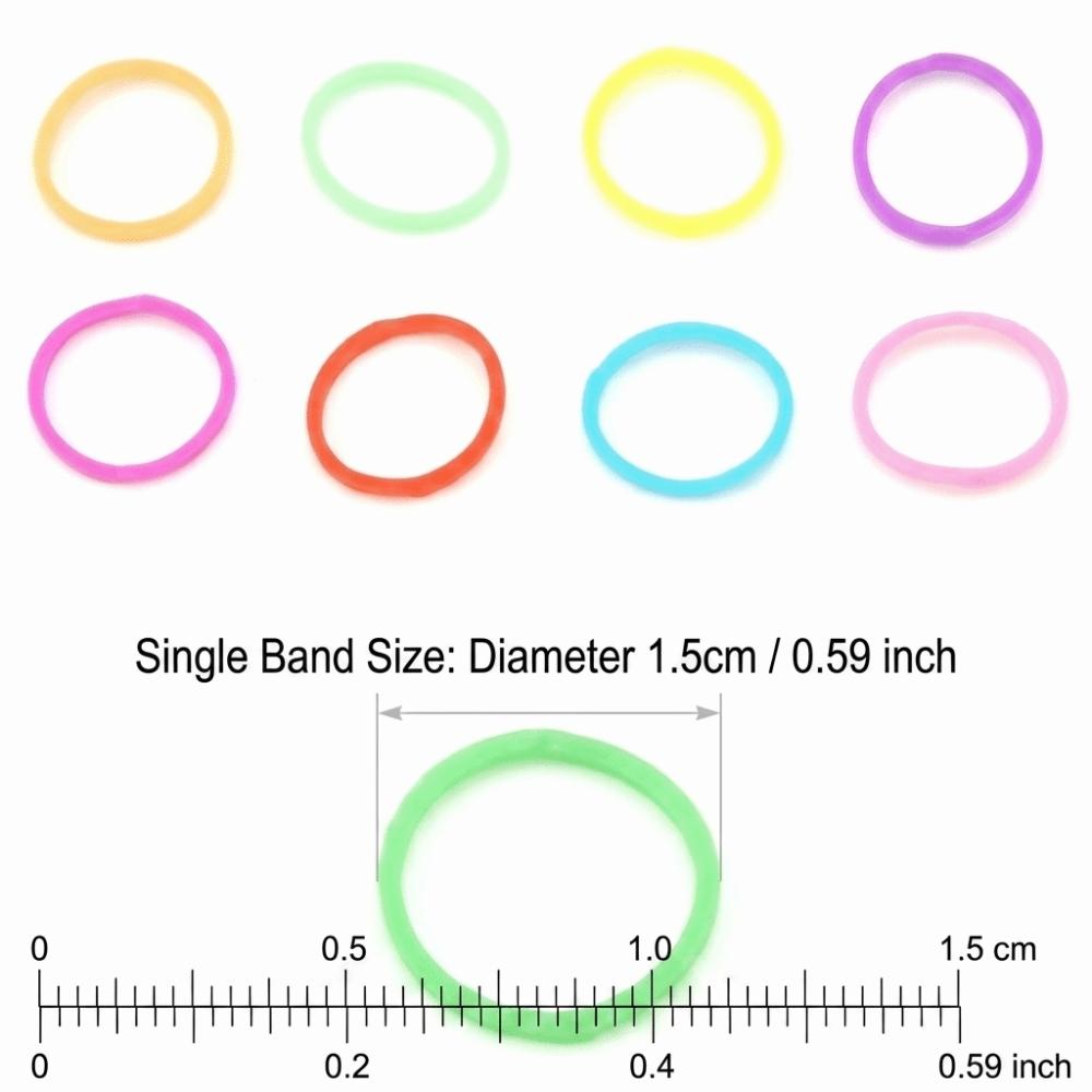 No Hurt High Elastic Pet Hair Bands Anti-Oxidant Colorful Cat Grooming Elastics Soft Thin Dog Braiding Ties Long Haired Pets