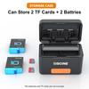 ZGCINE PS-G10 mini Portable Sports Camera Battery Fast Charging Case 5200mAh Wireless Dual Battery
