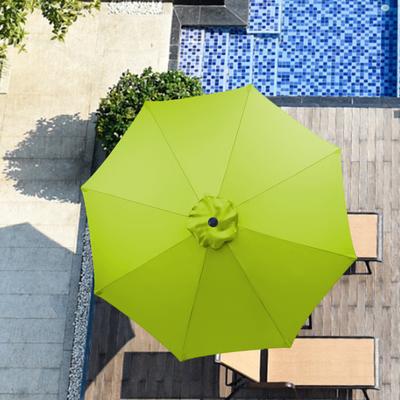Lona de Repuesto para Sombrilla de 9 Pies Sombrilla de Protección Solar Lona para Sombrilla Patio Sombrilla de Exterior Parte Superior con 8 Varillas para Estructura de Sombrilla de Mercado