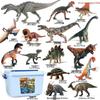 Large Insect Toy Set: Butterfly, Bee, Dragonfly, Ant, Cicada, and Rhinoceros Beetle Models for Kids