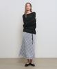 GENERALIDEA Sheer Boucle Boat Neck Pullover [Black] / Gf1Lkp511