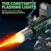 M416 Automatic Electric Water Gun with Light Up Effect Summer Outdoor Beach Pool Shooting Game Fun Toy Gifts for Kids Boys
