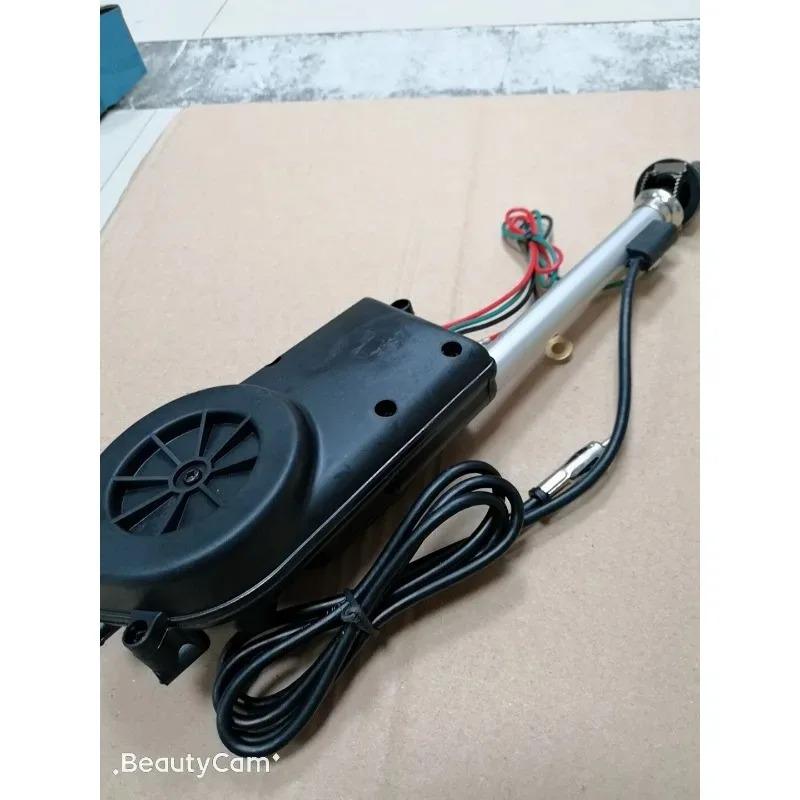 For Car Radio Audio Universal Electric Antenna Automatic Telescopic 12V AM FM Transmitter Aerials Exterior Vehicle Accessories