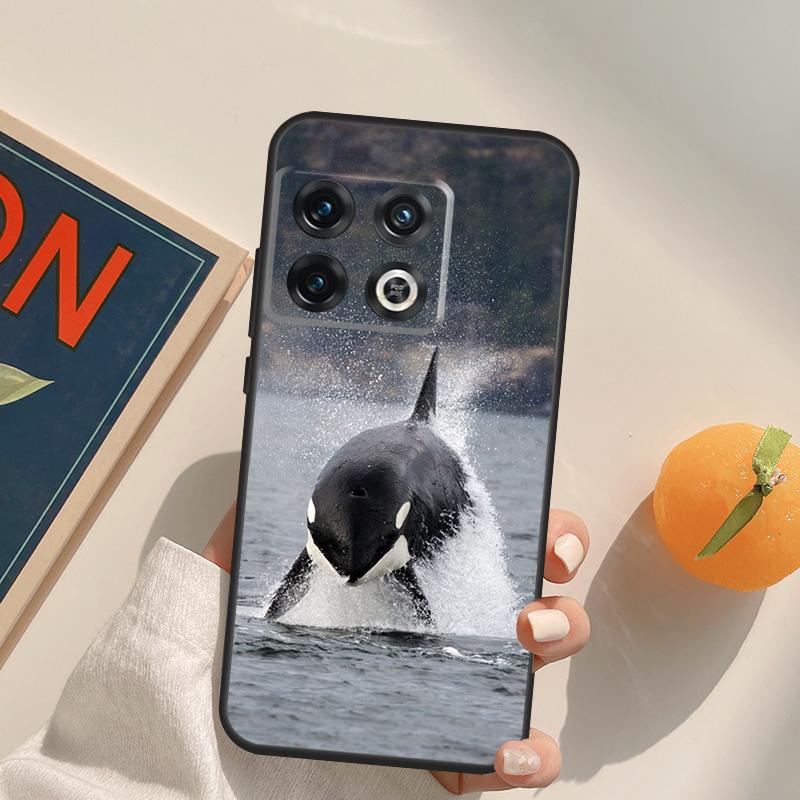 Killer Whale Orca Case For OnePlus 13T 10T 10R 12R 13R 15 13 12 11 10 9 Pro Nord CE 5 2 3 4 Lite N20 N30 Cover