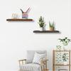 Decorative Wall Mounted Display Stand Floating Shelf Wooden Wall Shelf Hanging Storage Organizer For Books Plants Storage Racks
