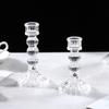 Nordic Simple Crystal Glass Candlesticks Are for Table Weddings Light Luxury Romantic Atmosphere Decorations Photo Props