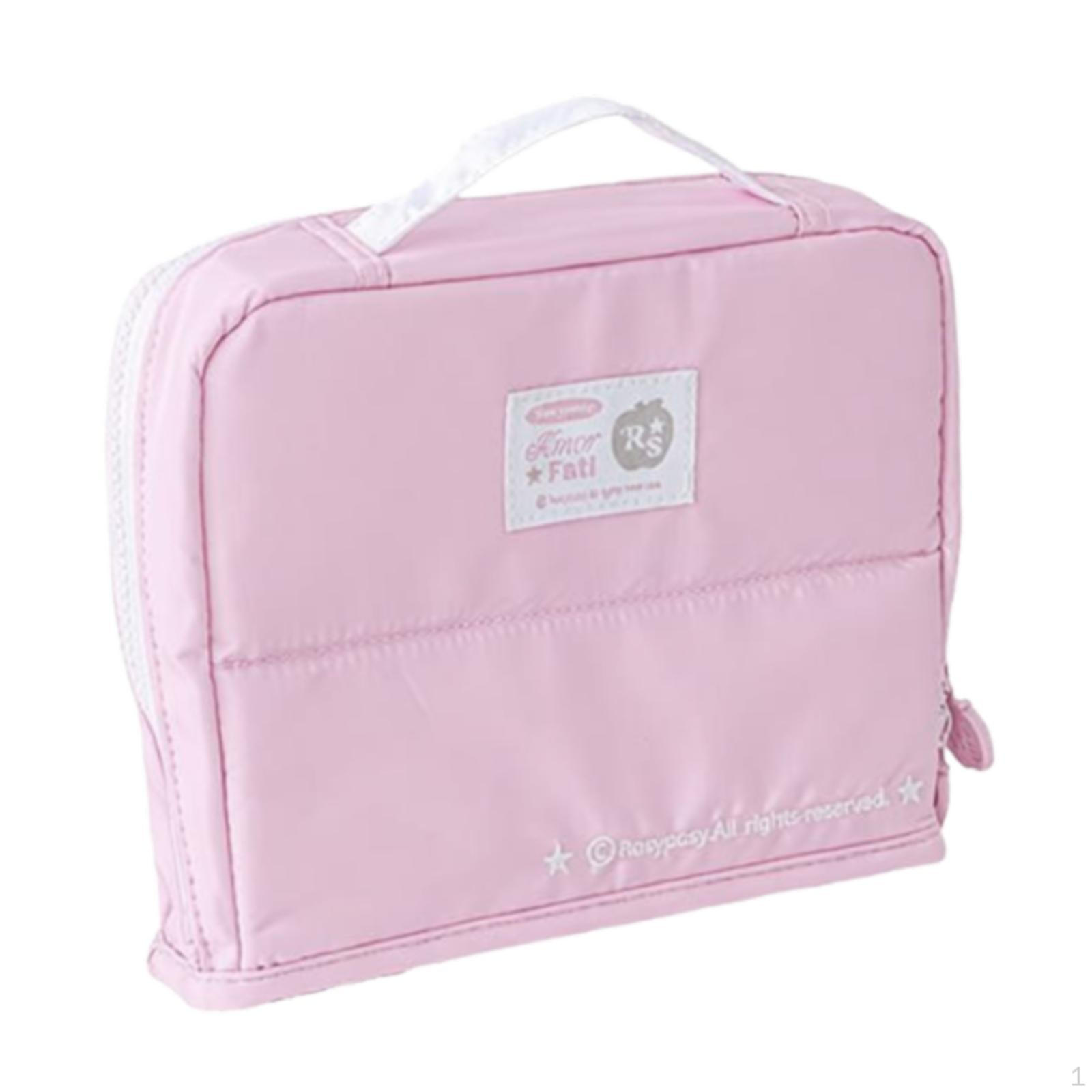 

Aesthetically Pleasing, Beautiful And Portable Pencil Case with A Unique Zipper Large Capacity, розовый