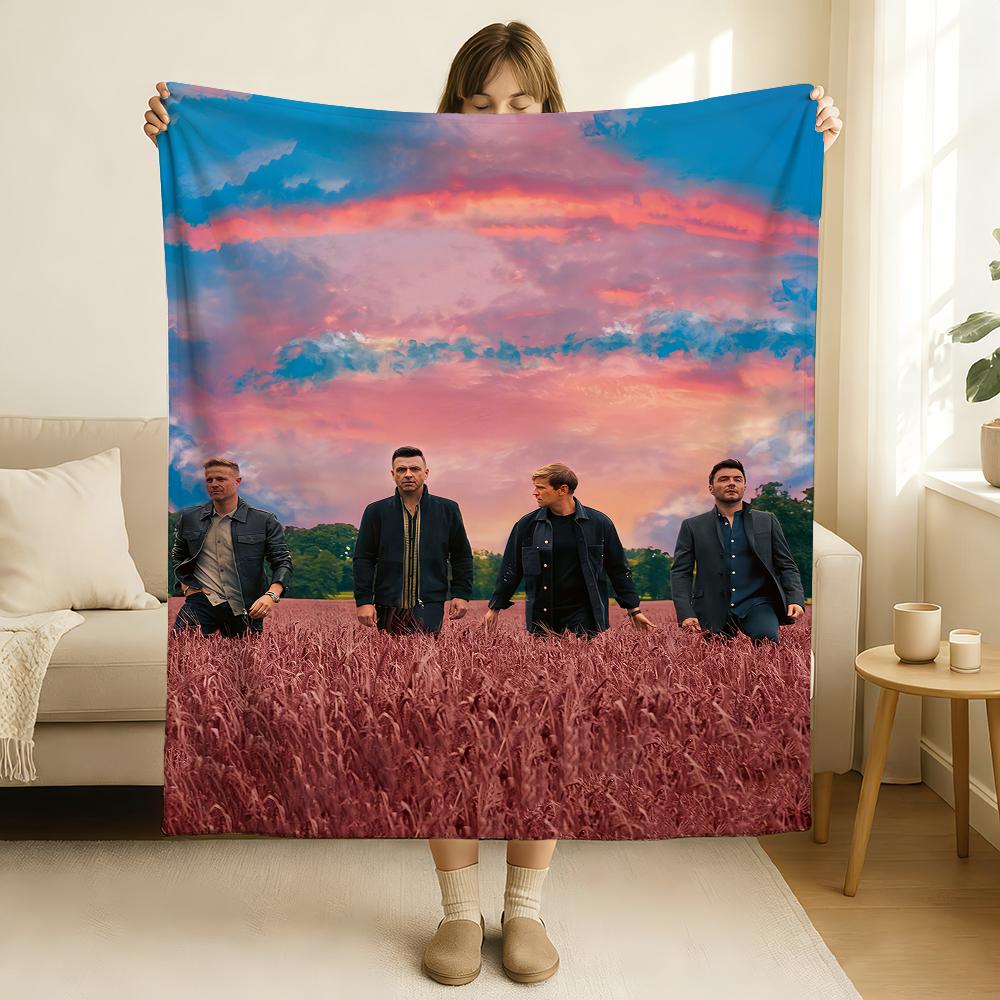 Band W Westlife S Teppe Mykt og Hudvennlig For Sofa Seng Lur Teppe Helår Dyne