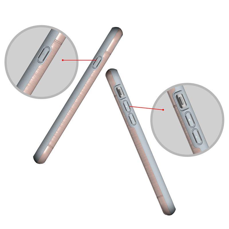 Kickstand Card Pocket Armor Hybrid Cover Case For Iphone X 8 6 6s 7 Iphone8 Plus