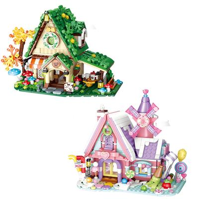 Dream Garden Villa Cabane dans la jungle Bonbons DIY Ensemble Blocs de Construction Château Puzzle Blocs de Construction Jouets Cadeaux d'anniversaire pour enfants et filles