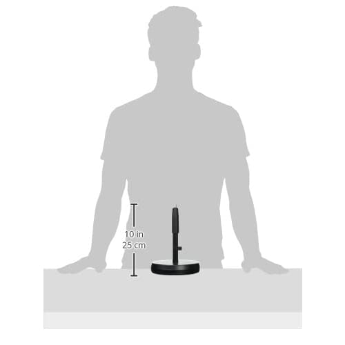 K&M Desktop Stand, Height: 217~347mm, Black, 23325B